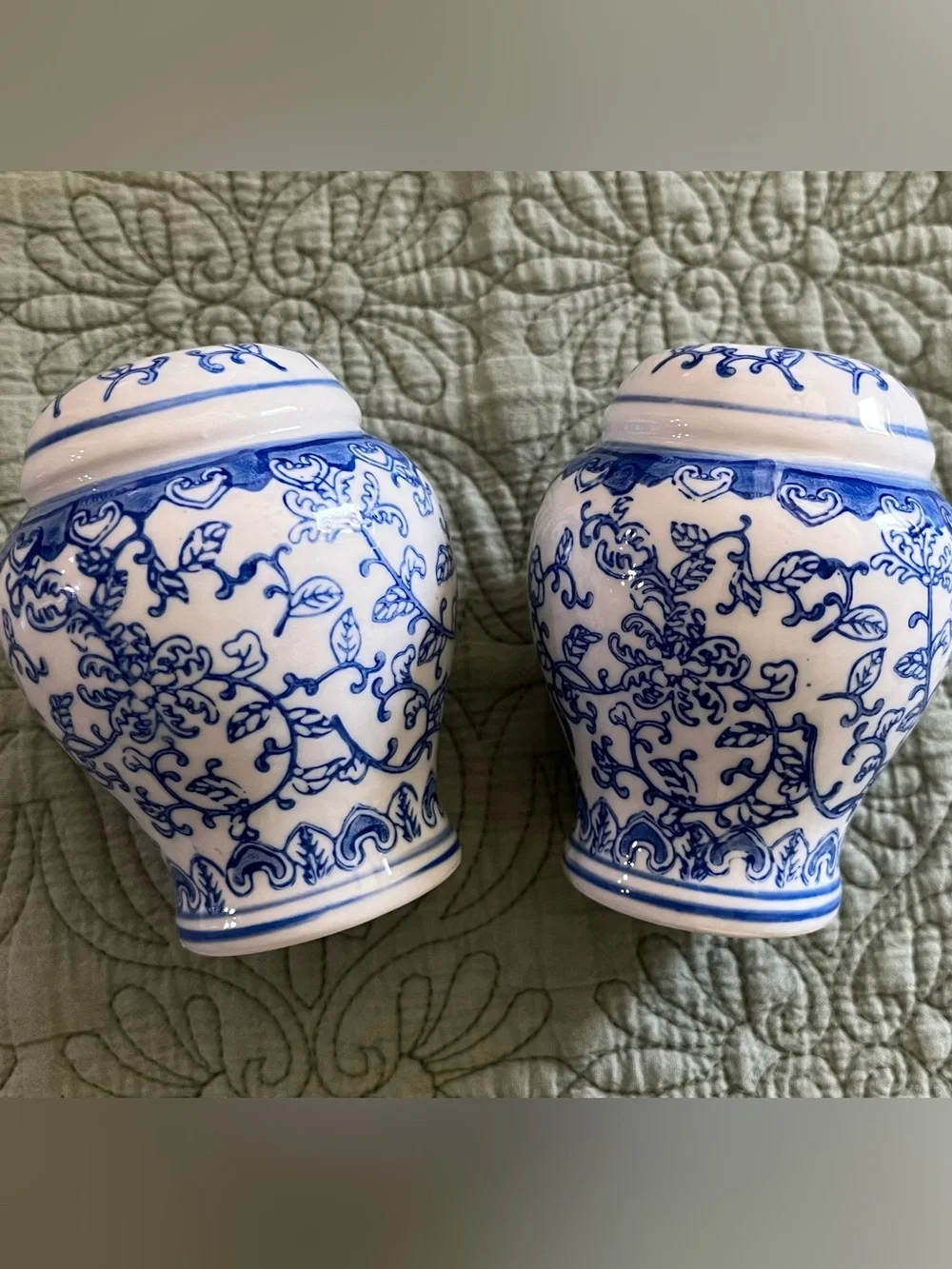 Ballard Designs Chinoiserie Salt & Pepper Set
